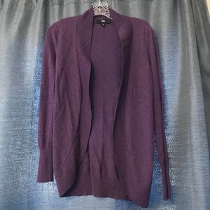 Mossimo purple cardigan xs